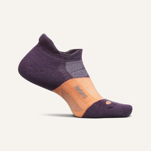 Merino 10 Max Cushion No Show Tab - Spicy Plum