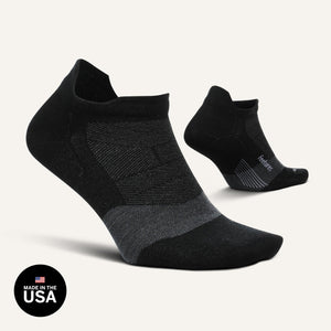 Merino 10 Max Cushion No Show Tab - Charcoal