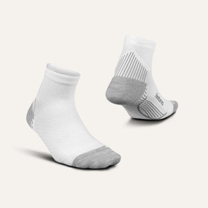 Plantar Fasciitis Relief Sock Ultra Light Quarter - White